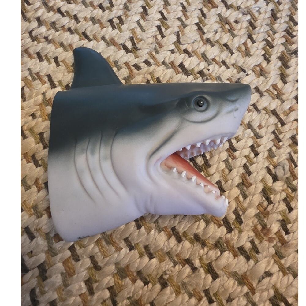 Shark Hand Puppet Realistic Soft Rubber Storytelling Role Play Shark‎